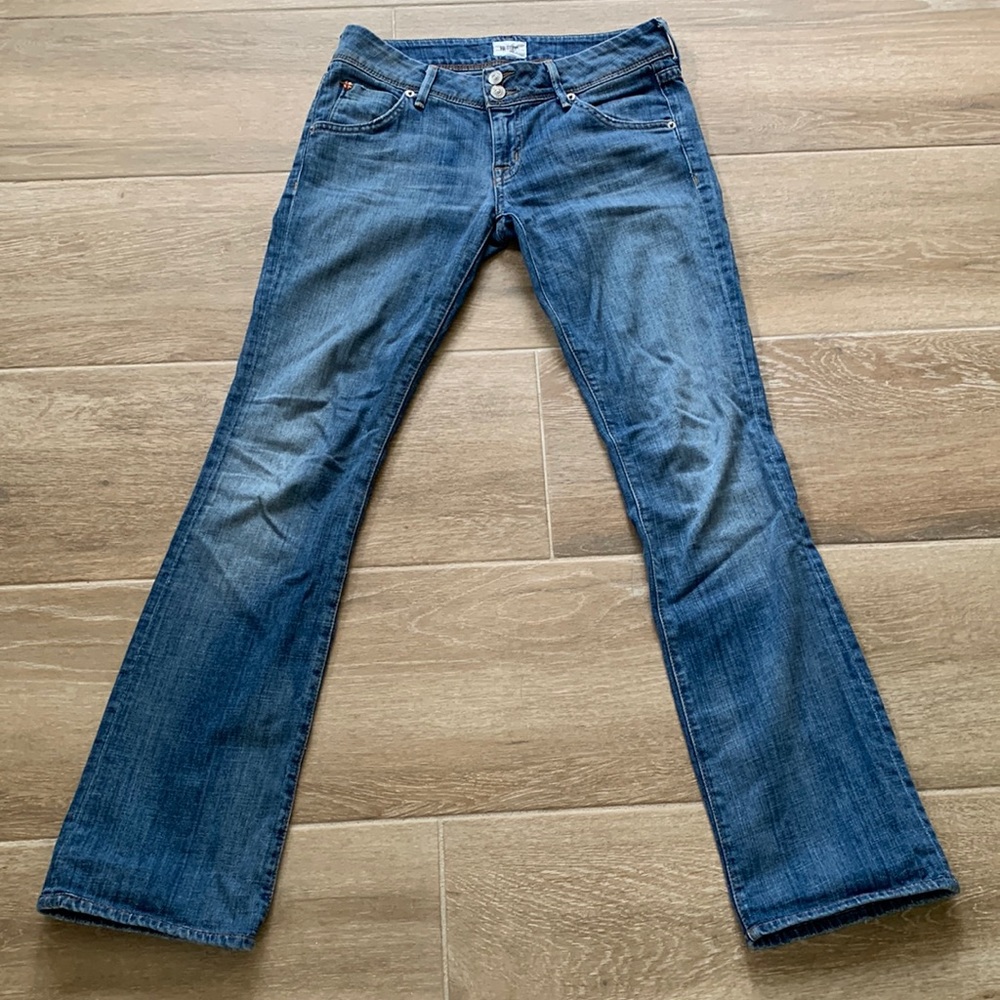 Hudson Low-Rise Button Flap Pocket Jeans Size 27